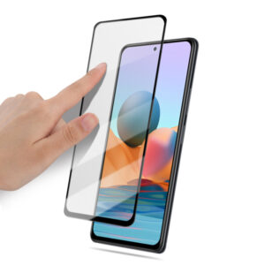 Folie COMANDO Ultra Thin Proof compatibila cu Xiaomi Redmi Note 10 Pro, Rezistenta ridicata la socuri, Acoperire completa a ecranului, Lipici adeziv pe intreaga suprafata, 0,3 mm, Cadru negru - 3