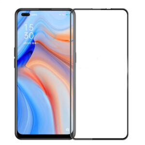 Folie COMANDO Ultra Thin Proof compatibila cu Oppo Reno 4Z, Rezistenta ridicata la socuri, Acoperire completa a ecranului, Lipici adeziv pe intreaga suprafata, 0,3 mm, Cadru negru