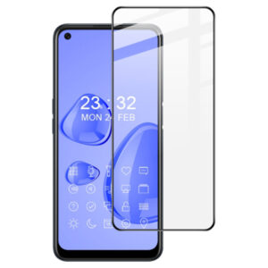 Folie COMANDO Ultra Thin Proof compatibila cu Oppo A54 5G, Rezistenta ridicata la socuri, Acoperire completa a ecranului, Lipici adeziv pe intreaga suprafata, 0,3 mm, Cadru negru