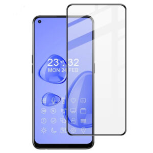 Folie COMANDO Ultra Thin Proof compatibila cu Oppo Reno 6, Rezistenta ridicata la socuri, Acoperire completa a ecranului, Lipici adeziv pe intreaga suprafata, 0,3 mm, Cadru negru