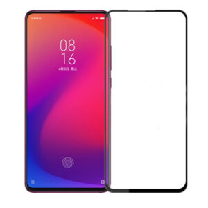 Folie COMANDO Ultra Thin Proof compatibila cu Xiaomi Mi 9T Pro, Rezistenta ridicata la socuri, Acoperire completa a ecranului, Lipici adeziv pe intreaga suprafata, 0,3 mm, Cadru negru