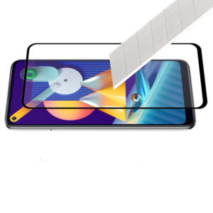 Folie COMANDO Ultra Thin Proof compatibila cu Samsung Galaxy A11, Rezistenta ridicata la socuri, Acoperire completa a ecranului, Lipici adeziv pe intreaga suprafata, 0,3 mm, Cadru negru - 3