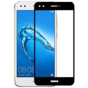 Folie COMANDO Ultra Thin Proof compatibila cu Huawei P9 Lite (2017), Rezistenta ridicata la socuri, Acoperire completa a ecranului, Lipici adeziv pe intreaga suprafata, 0,3 mm, Cadru negru