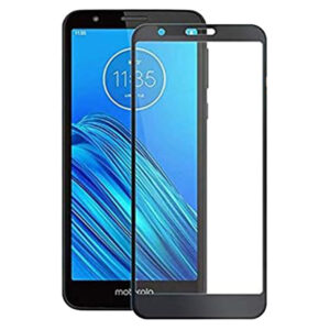 Folie COMANDO Ultra Thin Proof compatibila cu Motorola Moto E6, Rezistenta ridicata la socuri, Acoperire completa a ecranului, Lipici adeziv pe intreaga suprafata, 0,3 mm, Cadru negru