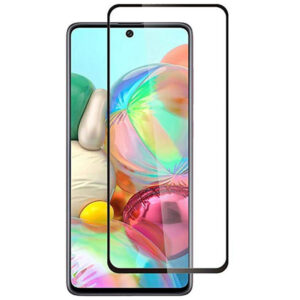 Folie COMANDO Ultra Thin Proof compatibila cu Samsung Galaxy S10 Lite, Rezistenta ridicata la socuri, Acoperire completa a ecranului, Lipici adeziv pe intreaga suprafata, 0,3 mm, Cadru negru