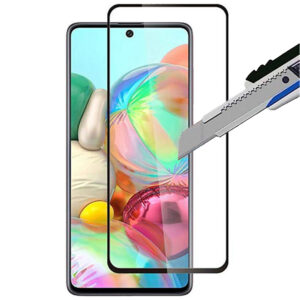 Folie COMANDO Ultra Thin Proof compatibila cu Samsung Galaxy S10 Lite, Rezistenta ridicata la socuri, Acoperire completa a ecranului, Lipici adeziv pe intreaga suprafata, 0,3 mm, Cadru negru - 2