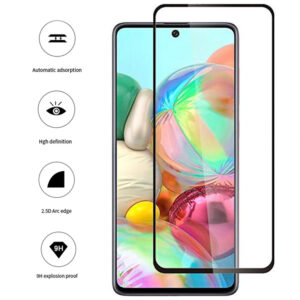 Folie COMANDO Ultra Thin Proof compatibila cu Samsung Galaxy S10 Lite, Rezistenta ridicata la socuri, Acoperire completa a ecranului, Lipici adeziv pe intreaga suprafata, 0,3 mm, Cadru negru - 3