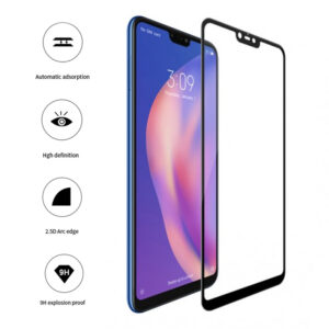 Folie COMANDO Ultra Thin Proof compatibila cu Xiaomi Mi 8 Lite, Rezistenta ridicata la socuri, Acoperire completa a ecranului, Lipici adeziv pe intreaga suprafata, 0,3 mm, Cadru negru - 3