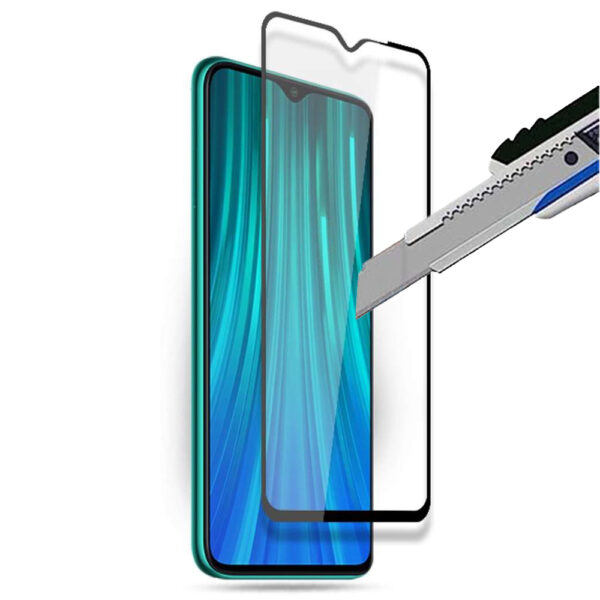 Folie COMANDO Ultra Thin Proof compatibila cu Xiaomi Redmi Note 8T, Rezistenta ridicata la socuri, Acoperire completa a ecranului, Lipici adeziv pe intreaga suprafata, 0,3 mm, Cadru negru - 2