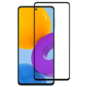 Folie COMANDO Ultra Thin Proof compatibila cu Samsung Galaxy M52 5G, Rezistenta ridicata la socuri, Acoperire completa a ecranului, Lipici adeziv pe intreaga suprafata, 0,3 mm, Cadru negru