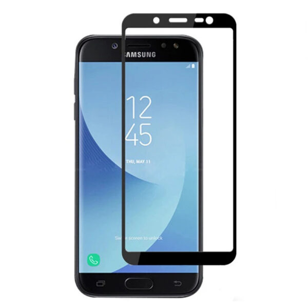 Folie COMANDO Ultra Thin Proof compatibila cu Samsung Galaxy J6 (2018), Rezistenta ridicata la socuri, Acoperire completa a ecranului, Lipici adeziv pe intreaga suprafata, 0,3 mm, Cadru negru