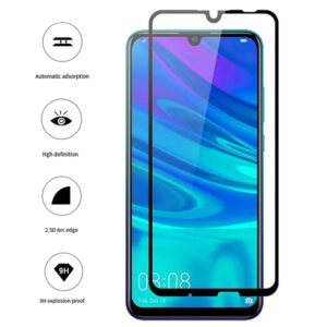 Folie COMANDO Ultra Thin Proof compatibila cu Huawei P Smart (2020), Rezistenta ridicata la socuri, Acoperire completa a ecranului, Lipici adeziv pe intreaga suprafata, 0,3 mm, Cadru negru - 3