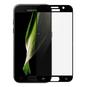 Folie COMANDO Ultra Thin Proof compatibila cu Samsung Galaxy J7 (2017), Rezistenta ridicata la socuri, Acoperire completa a ecranului, Lipici adeziv pe intreaga suprafata, 0,3 mm, Cadru negru