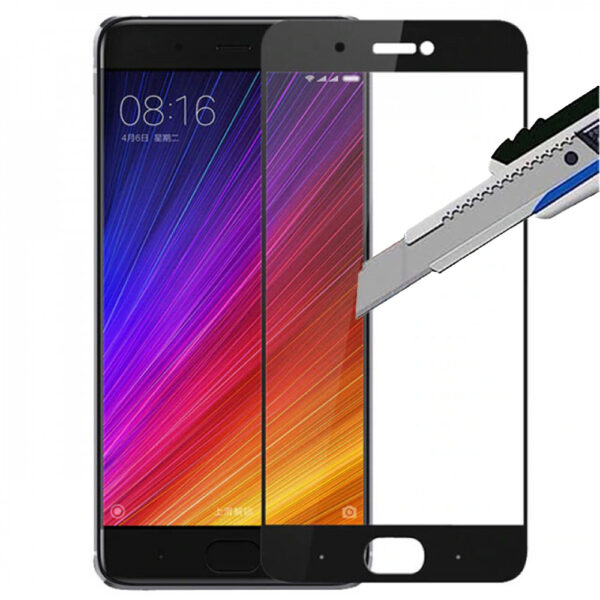 Folie COMANDO Ultra Thin Proof compatibila cu Xiaomi Mi 5x, Rezistenta ridicata la socuri, Acoperire completa a ecranului, Lipici adeziv pe intreaga suprafata, 0,3 mm, Cadru negru - 2