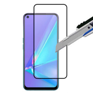 Folie COMANDO Ultra Thin Proof compatibila cu Oppo Find X3 Lite, Rezistenta ridicata la socuri, Acoperire completa a ecranului, Lipici adeziv pe intreaga suprafata, 0,3 mm, Cadru negru - 2