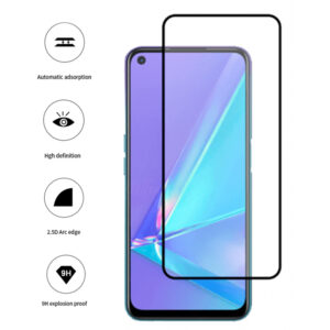 Folie COMANDO Ultra Thin Proof compatibila cu Oppo Find X3 Lite, Rezistenta ridicata la socuri, Acoperire completa a ecranului, Lipici adeziv pe intreaga suprafata, 0,3 mm, Cadru negru - 3