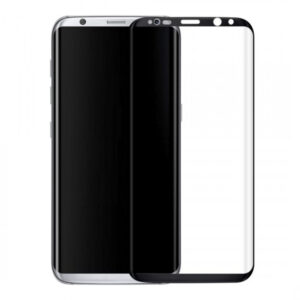 Folie COMANDO Ultra Thin Proof compatibila cu Samsung Galaxy S8, Rezistenta ridicata la socuri, Acoperire completa a ecranului, Lipici adeziv pe intreaga suprafata, 0,3 mm, Cadru negru