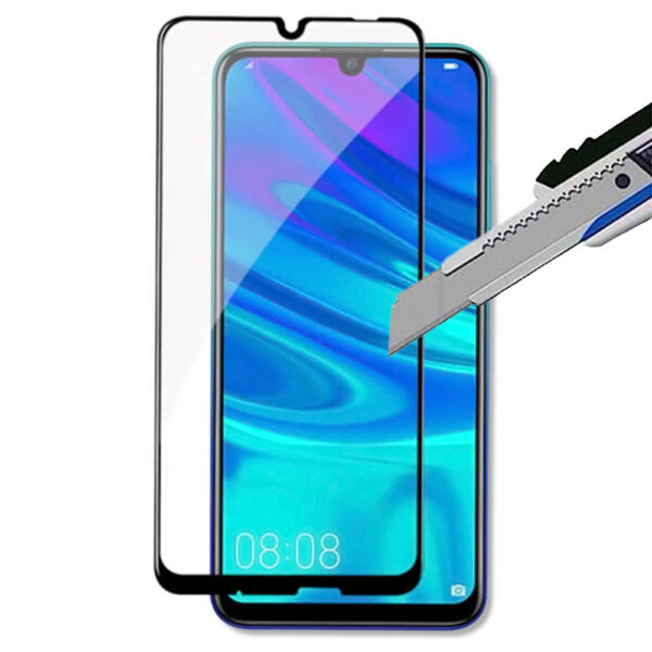 Folie COMANDO Ultra Thin Proof compatibila cu Huawei P Smart S, Rezistenta ridicata la socuri, Acoperire completa a ecranului, Lipici adeziv pe intreaga suprafata, 0,3 mm, Cadru negru - 2