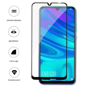 Folie COMANDO Ultra Thin Proof compatibila cu Huawei P Smart S, Rezistenta ridicata la socuri, Acoperire completa a ecranului, Lipici adeziv pe intreaga suprafata, 0,3 mm, Cadru negru - 3