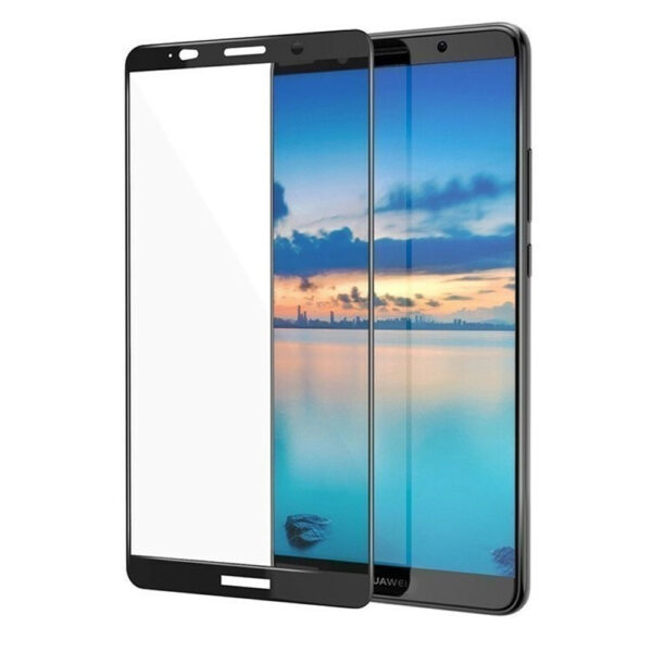 Folie COMANDO Ultra Thin Proof compatibila cu Huawei Mate 10 Lite, Rezistenta ridicata la socuri, Acoperire completa a ecranului, Lipici adeziv pe intreaga suprafata, 0,3 mm, Cadru negru