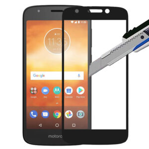 Folie COMANDO Ultra Thin Proof compatibila cu Motorola Moto G6 Play, Rezistenta ridicata la socuri, Acoperire completa a ecranului, Lipici adeziv pe intreaga suprafata, 0,3 mm, Cadru negru - 2