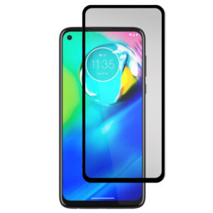 Folie COMANDO Ultra Thin Proof compatibila cu Motorola Moto G8 Power, Rezistenta ridicata la socuri, Acoperire completa a ecranului, Lipici adeziv pe intreaga suprafata, 0,3 mm, Cadru negru