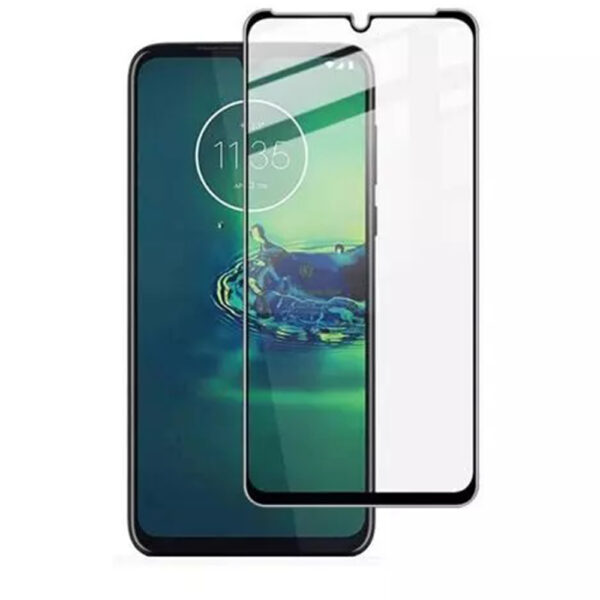 Folie COMANDO Ultra Thin Proof compatibila cu Motorola Moto G9 Play, Rezistenta ridicata la socuri, Acoperire completa a ecranului, Lipici adeziv pe intreaga suprafata, 0,3 mm, Cadru negru