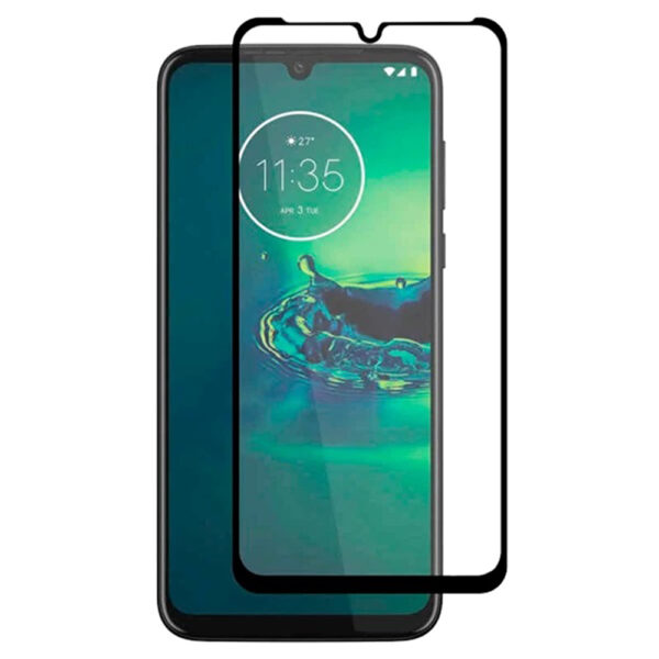 Folie COMANDO Ultra Thin Proof compatibila cu Motorola Moto E7 Plus, Rezistenta ridicata la socuri, Acoperire completa a ecranului, Lipici adeziv pe intreaga suprafata, 0,3 mm, Cadru negru