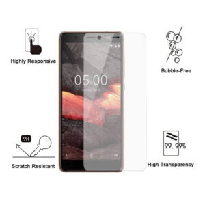 Folie de protectie compatibila cu Nokia 5.1, 9H Cushion Glass, Complete Bonding, Case-Friendly, Clar