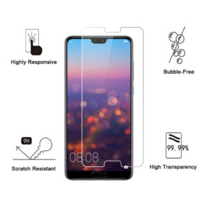 Folie de protectie compatibila cu Huawei P20, 9H Cushion Glass, Complete Bonding, Case-Friendly, Clar - 2