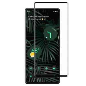 Folie COMANDO Ultra Thin Proof compatibila cu Google Pixel 6, Rezistenta ridicata la socuri, Acoperire completa a ecranului, Lipici adeziv pe intreaga suprafata, 0,3 mm, Cadru negru