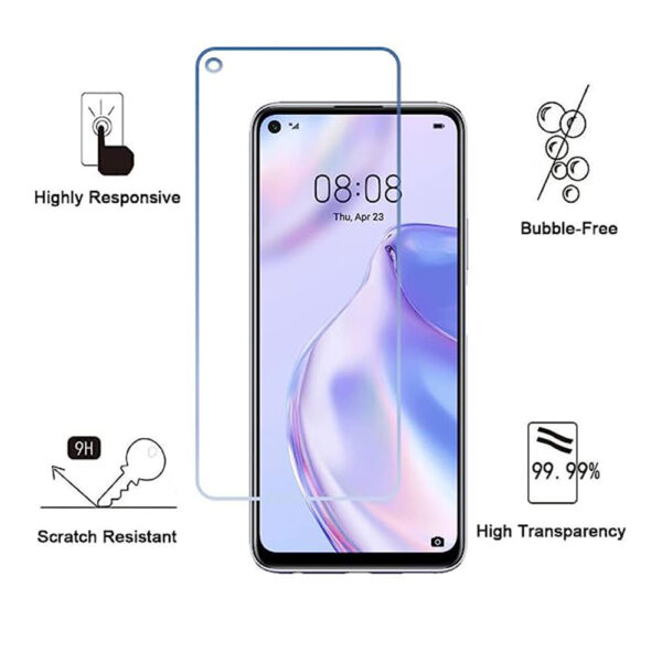 Folie de protectie compatibila cu Huawei Nova 5T, 9H Cushion Glass, Complete Bonding, Case-Friendly, Clar - 2