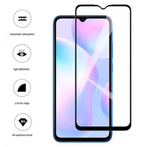 Folie COMANDO Ultra Thin Proof compatibila cu OPPO A77, Rezistenta ridicata la socuri, Acoperire completa a ecranului, Lipici adeziv pe intreaga suprafata, 0,3 mm, Cadru negru - 3