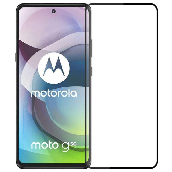 Folie COMANDO Ultra Thin Proof compatibila cu Motorola Moto G22, Rezistenta ridicata la socuri, Acoperire completa a ecranului, Lipici adeziv pe intreaga suprafata, 0,3 mm, Cadru negru