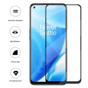 Folie COMANDO Ultra Thin Proof compatibila cu OnePlus Nord 2 5G, Rezistenta ridicata la socuri, Acoperire completa a ecranului, Lipici adeziv pe intreaga suprafata, 0,3 mm, Cadru negru - 3