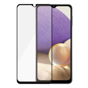 Folie COMANDO Ultra Thin Proof compatibila cu Samsung Galaxy A23, Rezistenta ridicata la socuri, Acoperire completa a ecranului, Lipici adeziv pe intreaga suprafata, 0,3 mm, Cadru negru