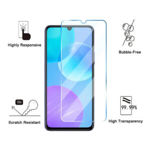 Folie de protectie compatibila cu Huawei P30 Lite, 9H Cushion Glass, Complete Bonding, Case-Friendly, Clar - 2