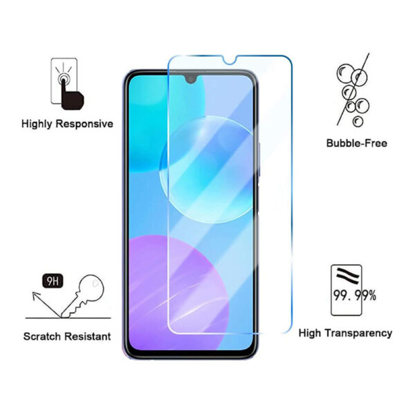 Folie de protectie compatibila cu Huawei P30 Lite, 9H Cushion Glass, Complete Bonding, Case-Friendly, Clar - 2