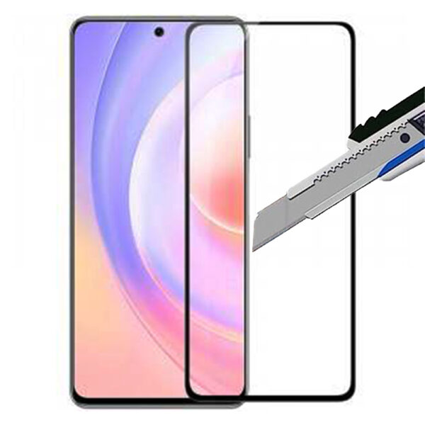 Folie COMANDO Ultra Thin Proof compatibila cu Honor Magic4 Lite, Rezistenta ridicata la socuri, Acoperire completa a ecranului, Lipici adeziv pe intreaga suprafata, 0,3 mm, Cadru negru - 2