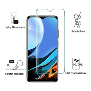 Folie de protectie compatibila cu Xiaomi Redmi 9T, 9H Cushion Glass, Complete Bonding, Case-Friendly, Clar - 2