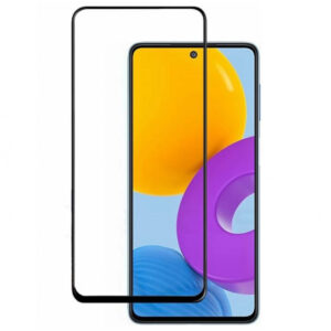 Folie COMANDO Ultra Thin Proof compatibila cu Samsung Galaxy M53, Rezistenta ridicata la socuri, Acoperire completa a ecranului, Lipici adeziv pe intreaga suprafata, 0,3 mm, Cadru negru