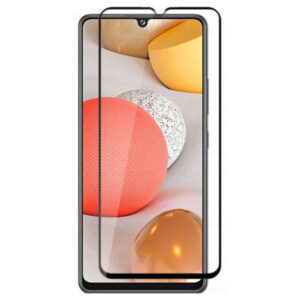 Folie COMANDO Ultra Thin Proof compatibila cu Samsung Galaxy M22, Rezistenta ridicata la socuri, Acoperire completa a ecranului, Lipici adeziv pe intreaga suprafata, 0,3 mm, Cadru negru