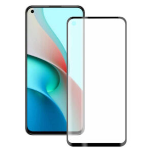 Folie COMANDO Ultra Thin Proof compatibila cu Xiaomi 11 Lite 5G NE, Rezistenta ridicata la socuri, Acoperire completa a ecranului, Lipici adeziv pe intreaga suprafata, 0,3 mm, Cadru negru