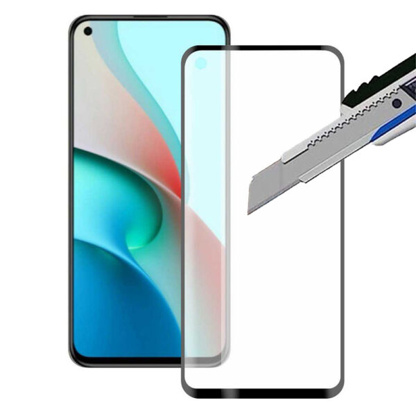 Folie COMANDO Ultra Thin Proof compatibila cu Xiaomi 11 Lite 5G NE, Rezistenta ridicata la socuri, Acoperire completa a ecranului, Lipici adeziv pe intreaga suprafata, 0,3 mm, Cadru negru - 2