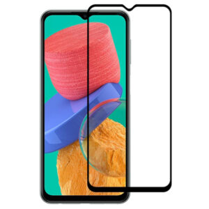 Folie COMANDO Ultra Thin Proof compatibila cu Samsung Galaxy M13, Rezistenta ridicata la socuri, Acoperire completa a ecranului, Lipici adeziv pe intreaga suprafata, 0,3 mm, Cadru negru