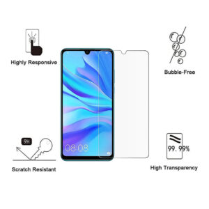 Folie de protectie compatibila cu Huawei Y7 2019, 9H Cushion Glass, Complete Bonding, Case-Friendly, Clar - 2