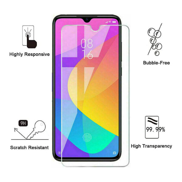 Folie de protectie compatibila cu Xiaomi Redmi Note 8 Pro, 9H Cushion Glass, Complete Bonding, Case-Friendly, Clar - 2