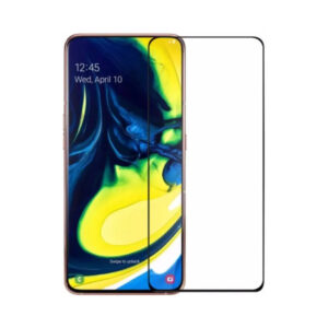 Folie de protectie compatibila cu Samsung Galaxy A80, 9H Cushion Glass, Complete Bonding, Case-Friendly, Clar