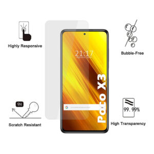 Folie de protectie compatibila cu Xiaomi Poco X3, 9H Cushion Glass, Complete Bonding, Case-Friendly, Clar - 2