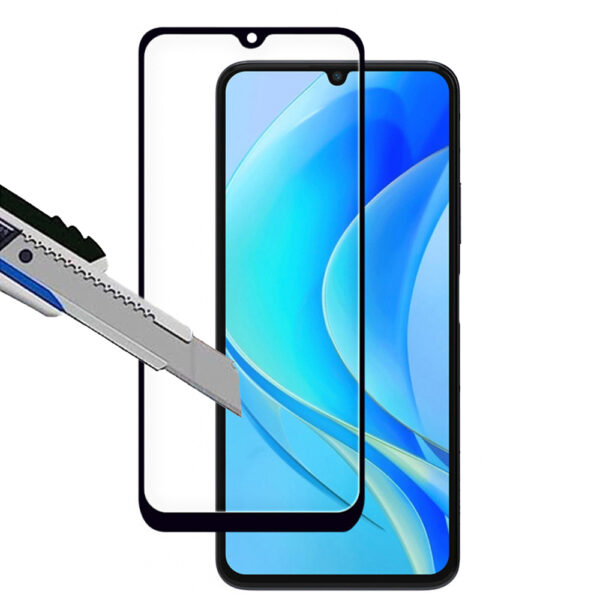 Folie COMANDO Ultra Thin Proof compatibila cu Huawei nova Y70, Rezistenta ridicata la socuri, Acoperire completa a ecranului, Lipici adeziv pe intreaga suprafata, 0,3 mm, Cadru negru - 2